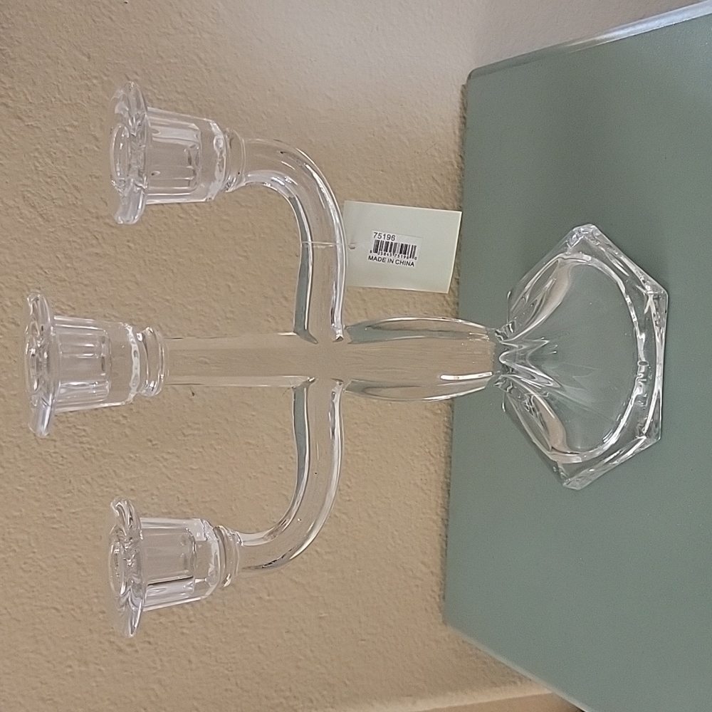 Glass Candelabra NWT - Picture 5 of 5
